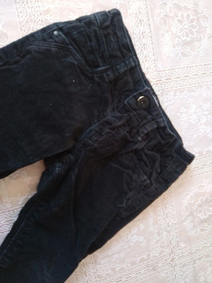 Pantalon velours noir 2 ans - photo numéro 3