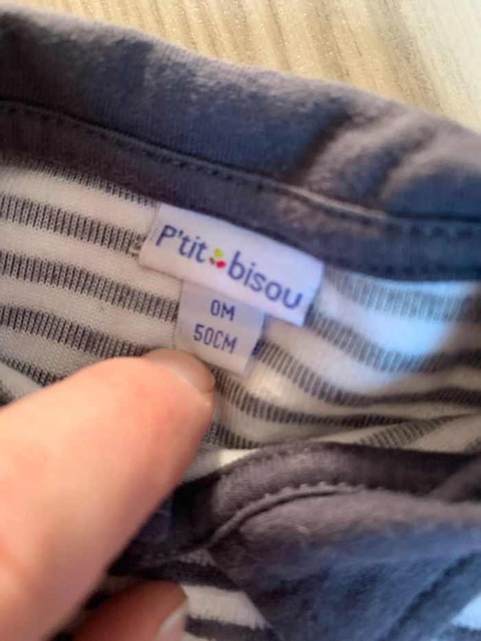 Lot vêtements bébé garçon naissance 0 mois parfait état pyjama legging sarouel bavoi - photo numéro 8