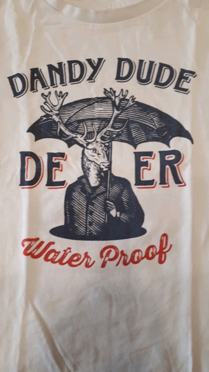 T-shirt cerf - photo numéro 3