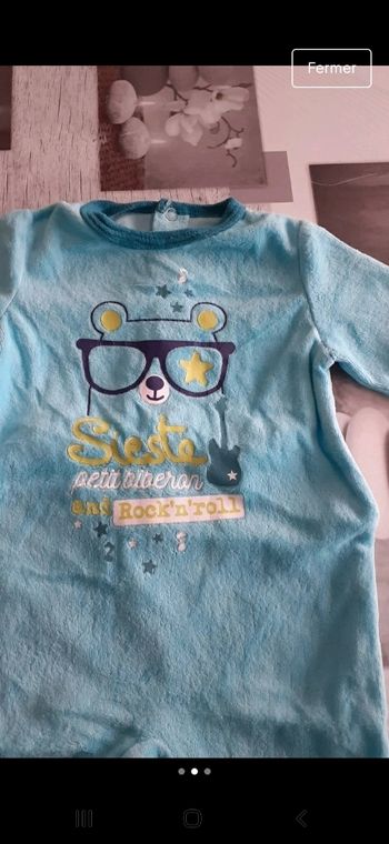 Pyjama taille 6 mois