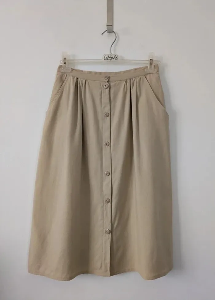 Jupe vintage 100% laine - Timwear - taille 36 - photo numéro 1