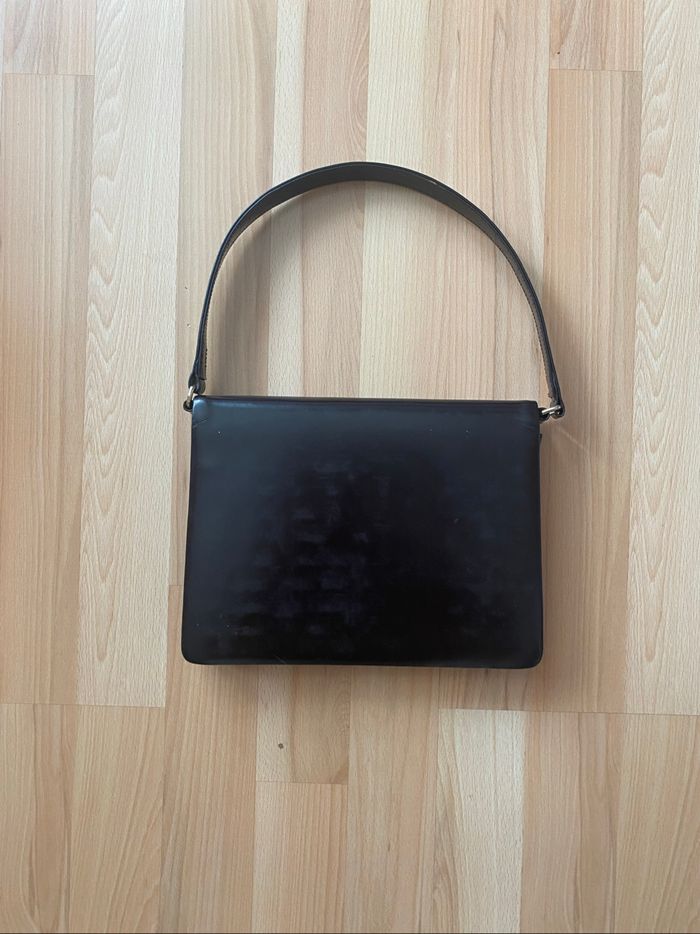 Sac à main en cuir noir - photo numéro 3