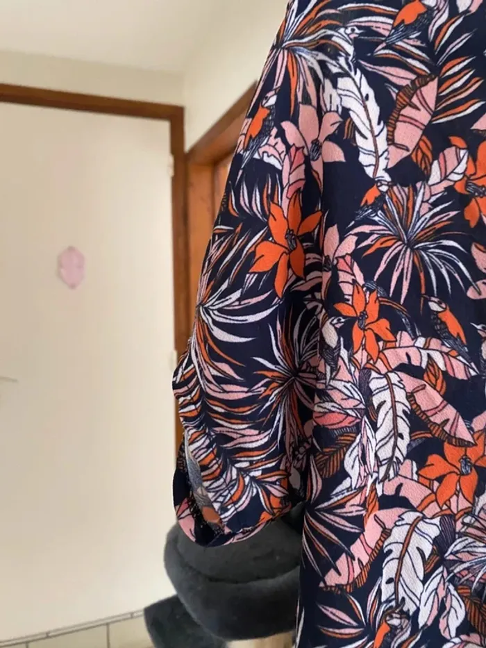 Blouse fleurie RO Tamar – Taille XL – Élégante & confortable - photo numéro 4