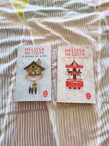 Lot de 2 livres de Mélissa Da Costa : Je revenais des autres et les douleurs fantômes 
