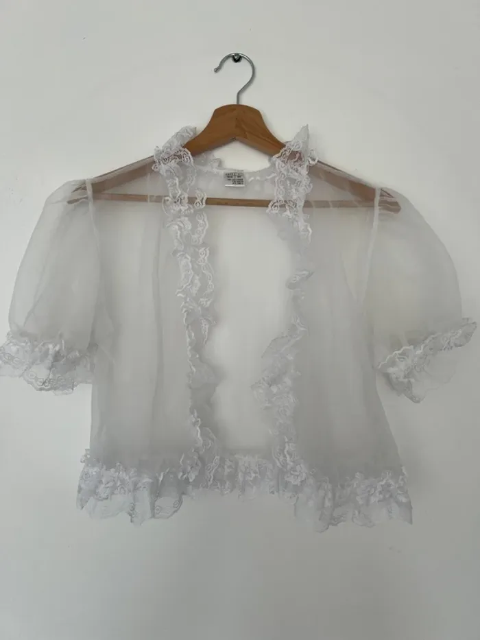 Haut de nuisette dentelle femme
