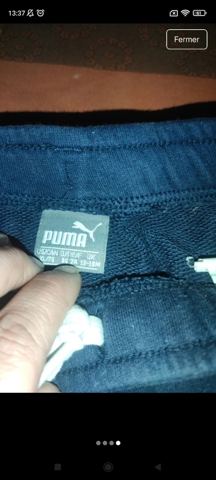 Pantalon garçon Puma e40 - photo numéro 3