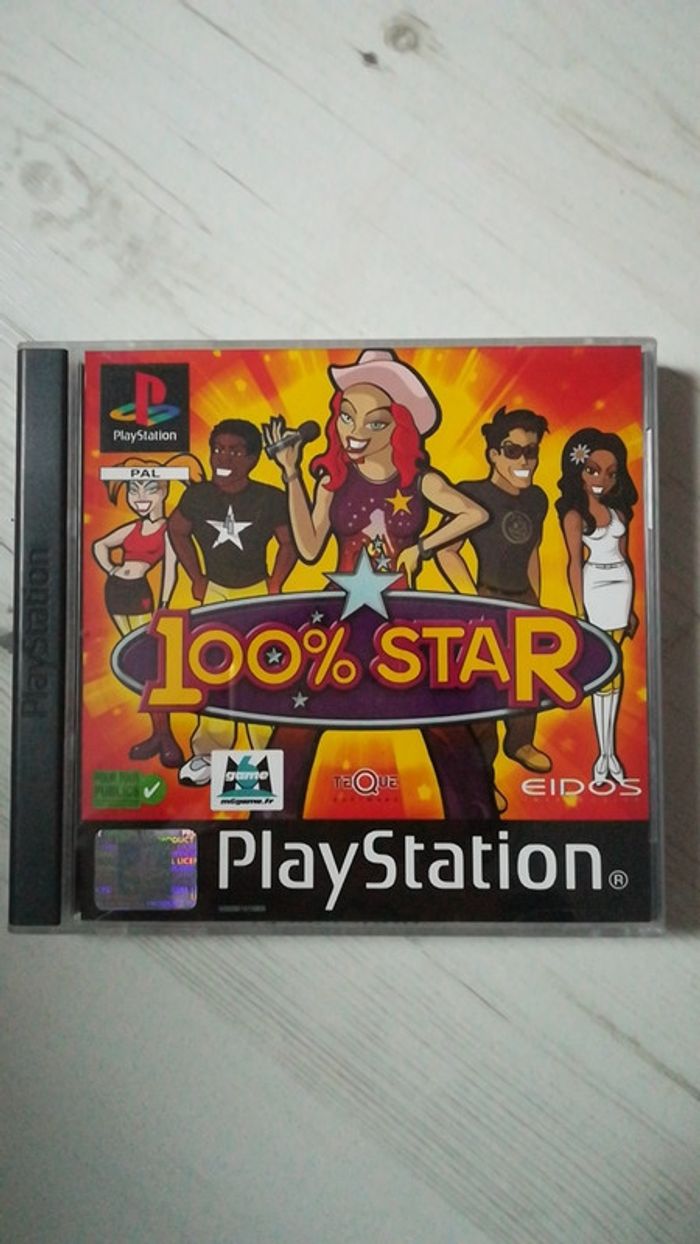 Jeu PS1 100% stars - photo numéro 1