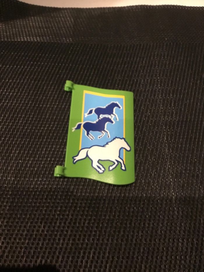 Playmobil drapeau vert 4184 pc entre équestre écurie haras pièces détachées chevaux équitation