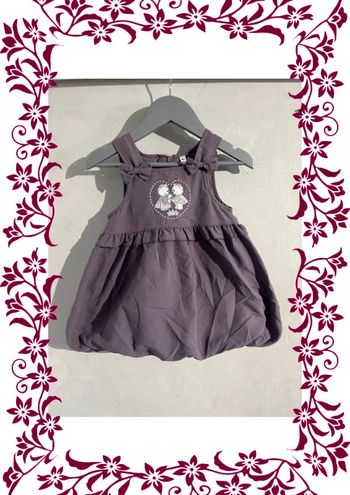 Robe violette 23 mois