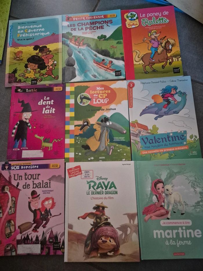 Lot de 9 livres premières lectures