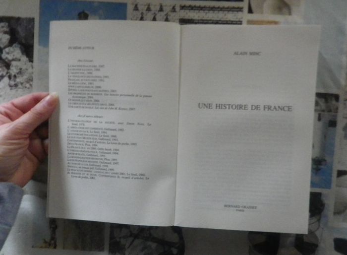 Une histoire de France par Alain Minc Ed. Grasset - photo numéro 4