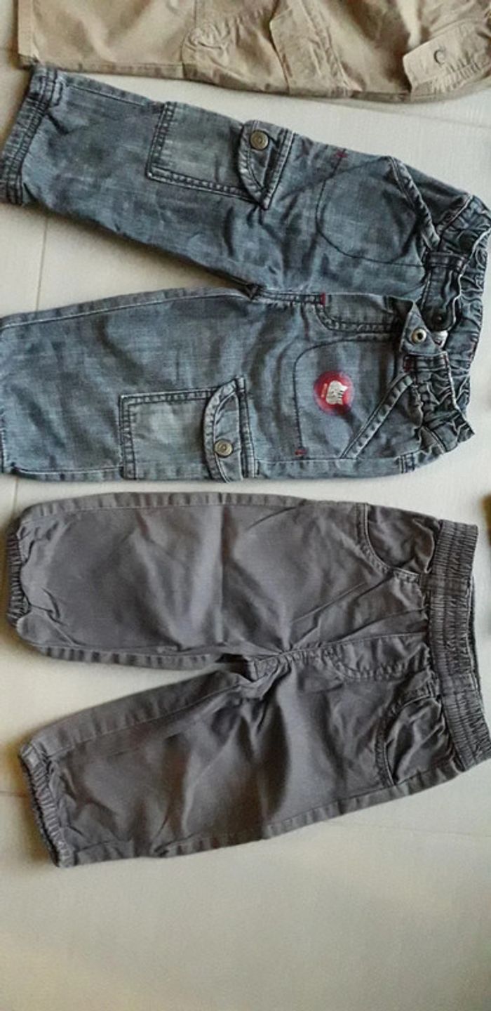 Lot de 5 pantalons garçon 12 mois - photo numéro 2