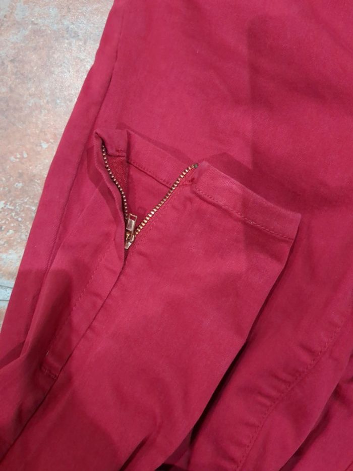 Pantalon skinny rouge vila 40 - photo numéro 5