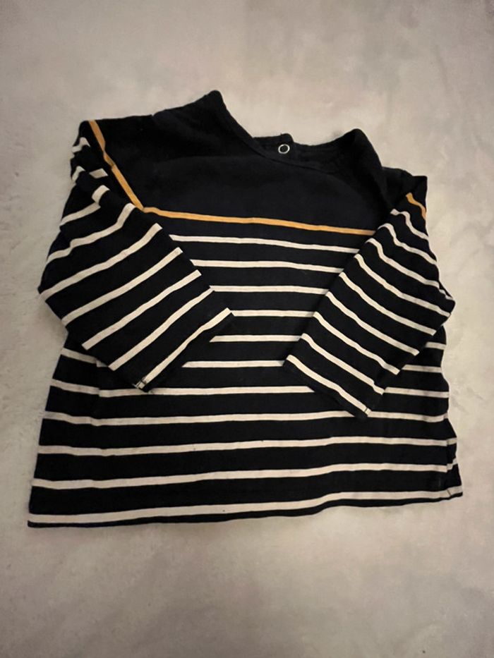 Tee-shirt manches longues 6 mois Kiabi