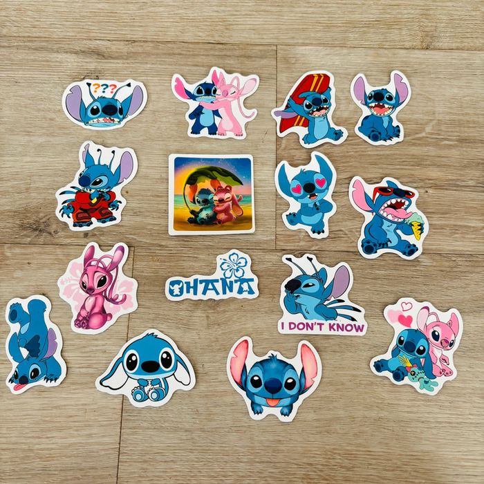 Autocollant Stitch décoration chambre fille garçon cadeau stickers angel ohana