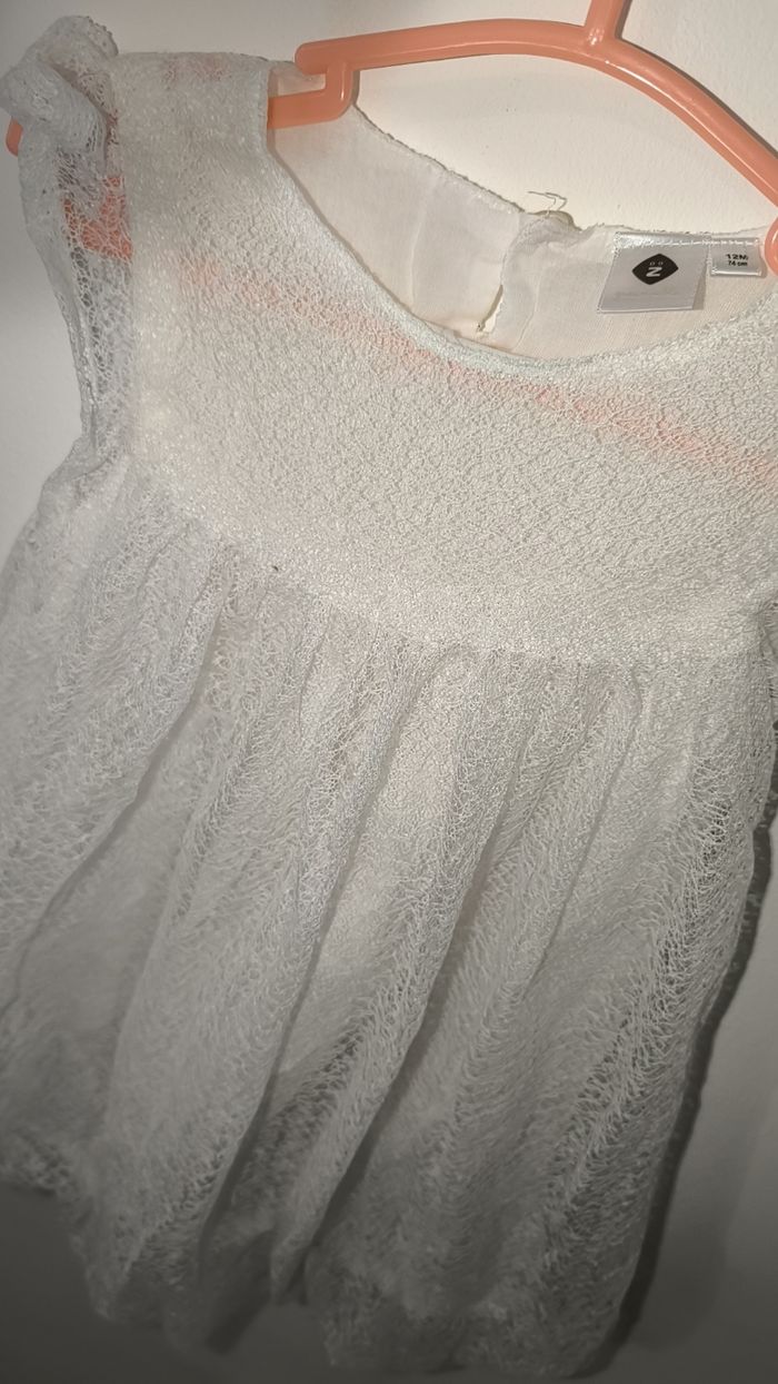 Magnifique robe baptême ou autre taille 12 mois - photo numéro 5