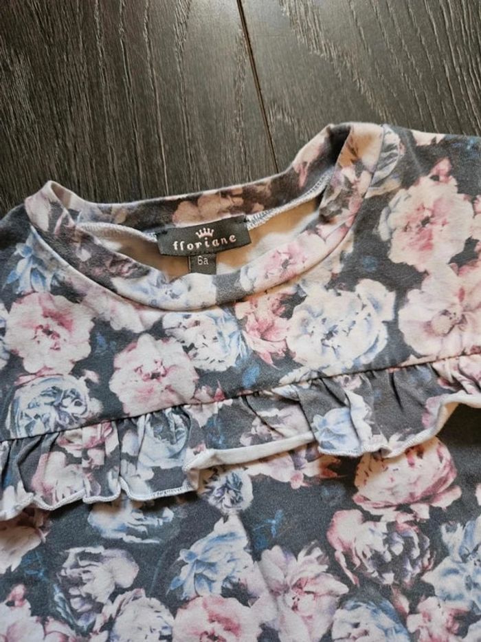 Robe Imprimé Fleuri Floriane Taille 6 ans 🌹 - photo numéro 2