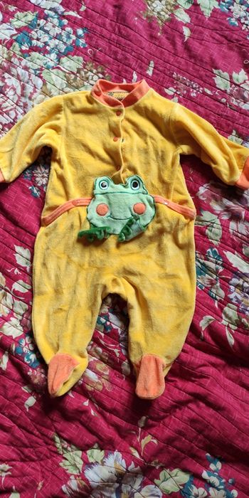 Grenouillère Kimbaloo velours 3 mois