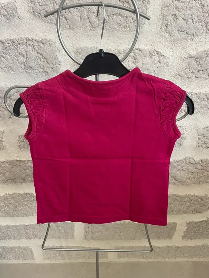 Tee shirt fille 3 ans tao tape à l’œil rose - photo numéro 2