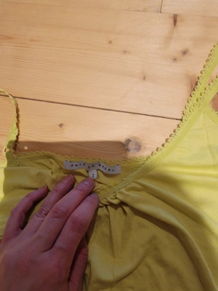 Débardeur vert anis taille 2 - photo numéro 2