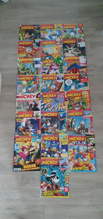 22 magazines : Jounal de Mickey
