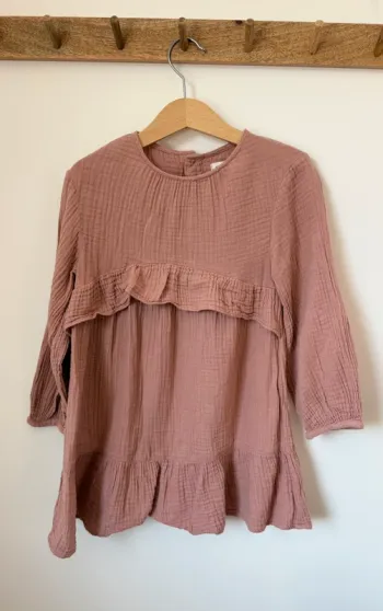 Robe gaze de coton Zara