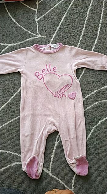 Pyjamas velours 6 mois