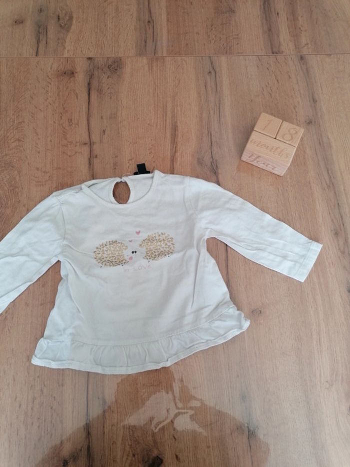 Tee-shirt manches longues 18 mois