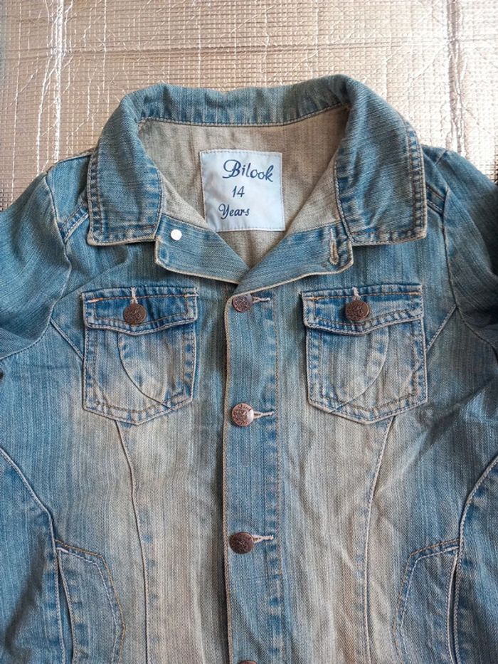 😴Veste en jeans Bilook 14ans T34 - photo numéro 3