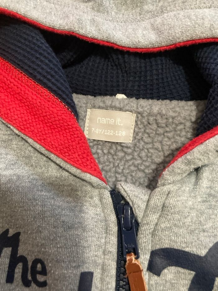 Veste sweat chaude toute doublée 7 8 ans - photo numéro 2