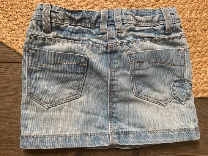 Jupe en jeans bleu TAO tape à l’œil 24 mois 2 ans - photo numéro 3