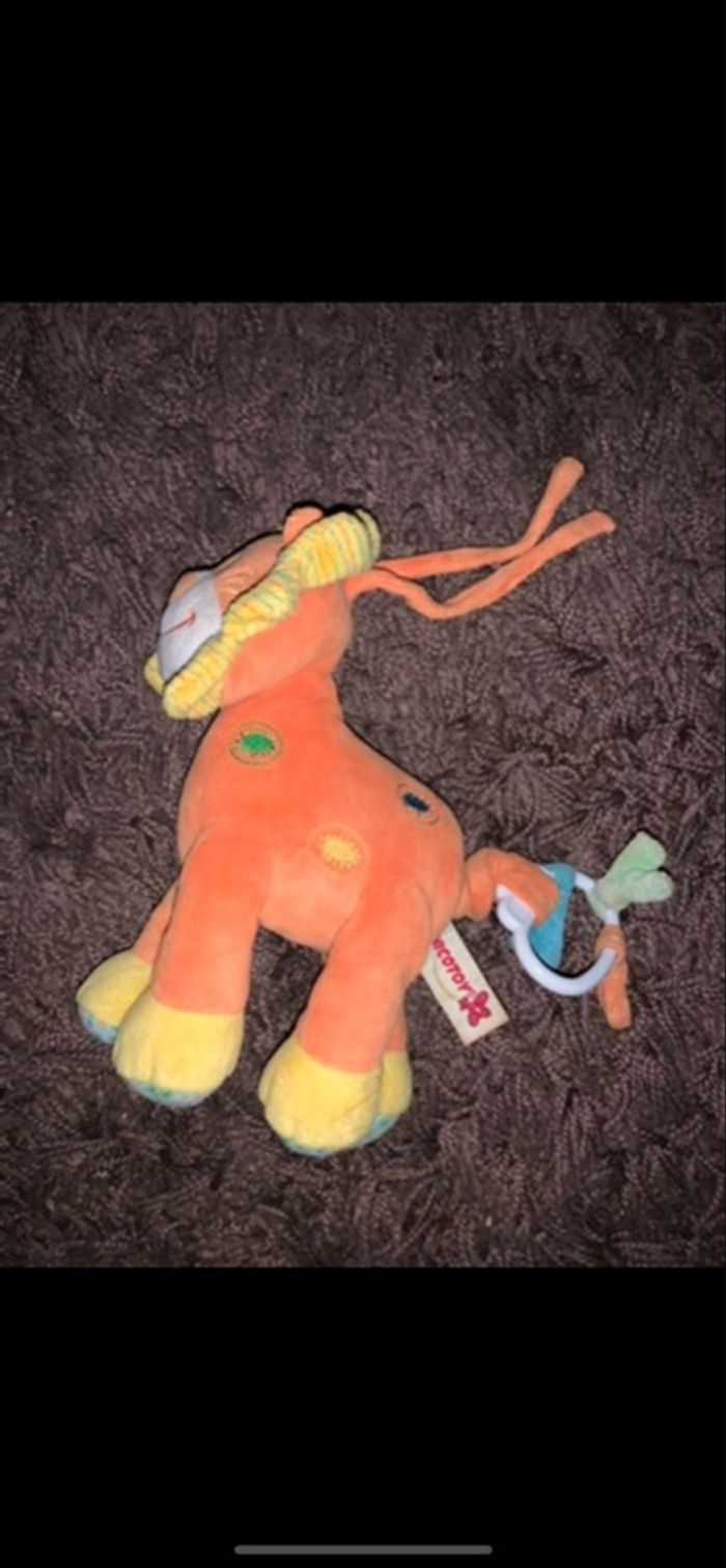 Nounourse lion tout doux pour bébé avec berceuse marque Nicotoy - photo numéro 4