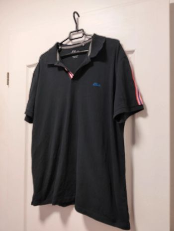 Polo mc noir liseré contrasté S.Oliver XXL
