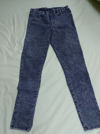 Jegging effet denim neige