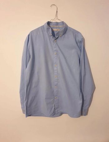 Chemise bleu ciel slim fit celio en L