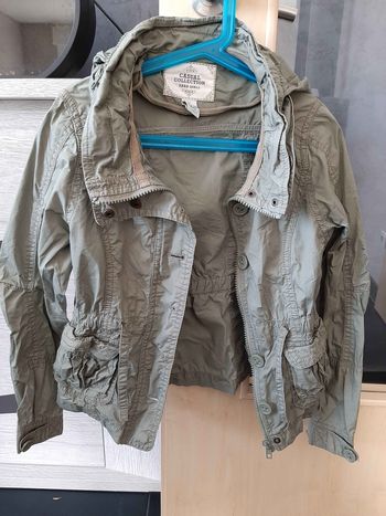 Veste fille 9-10 ans kaki Zara
