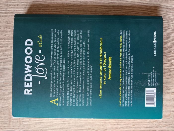Livre "Redwood Love T1 Cade" de Kelly Moran Romance - photo numéro 2