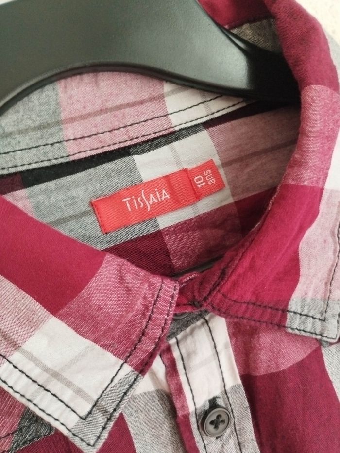 Chemise à carreaux manches longues - photo numéro 6
