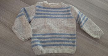 pull tricoté main