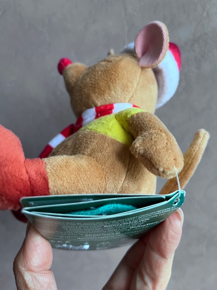 Peluche épaule / shoulder Gus de Cendrillon neuve - photo numéro 3