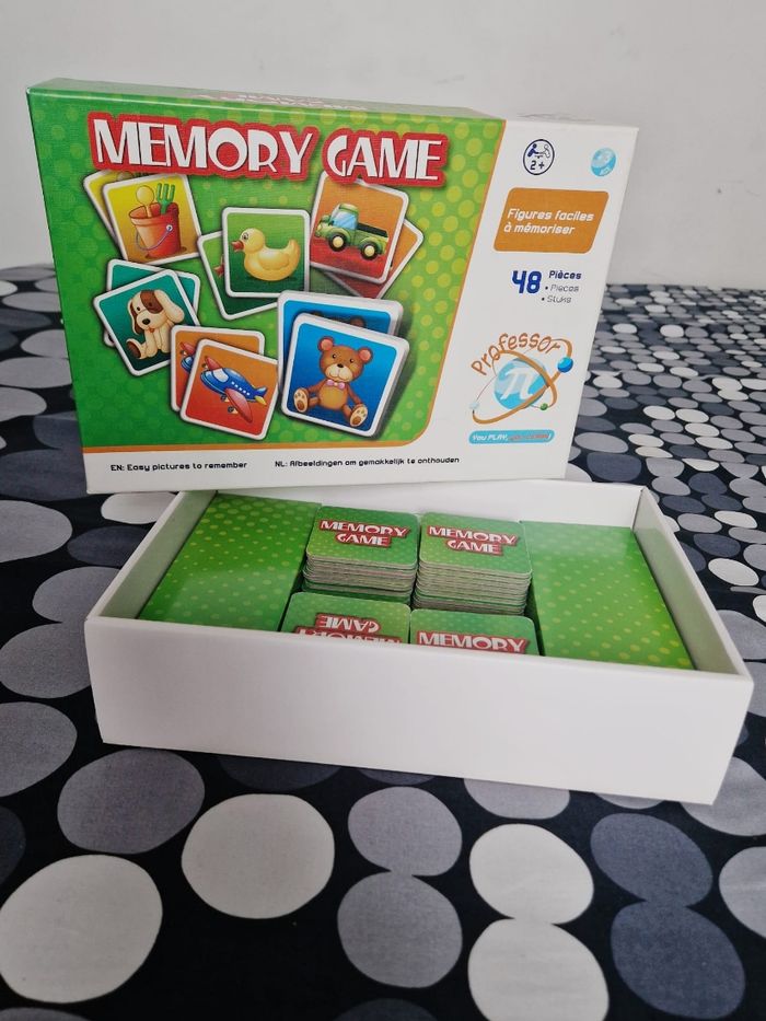 🧠 Jeu de mémoire "Memory Game" – 48 pièces – Professor Pi 🎲 - photo numéro 4