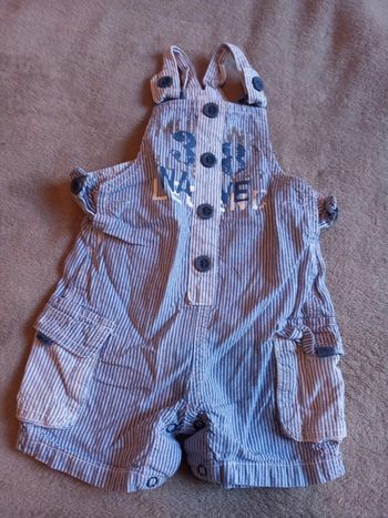Salopette Short Taille 6 mois