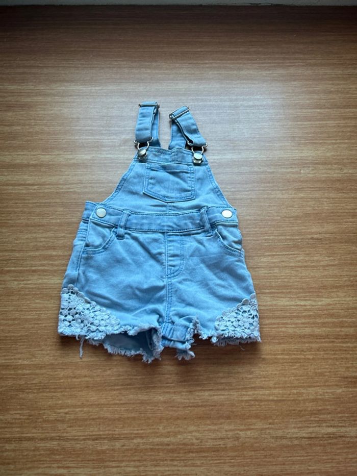 Salopette short 12 mois