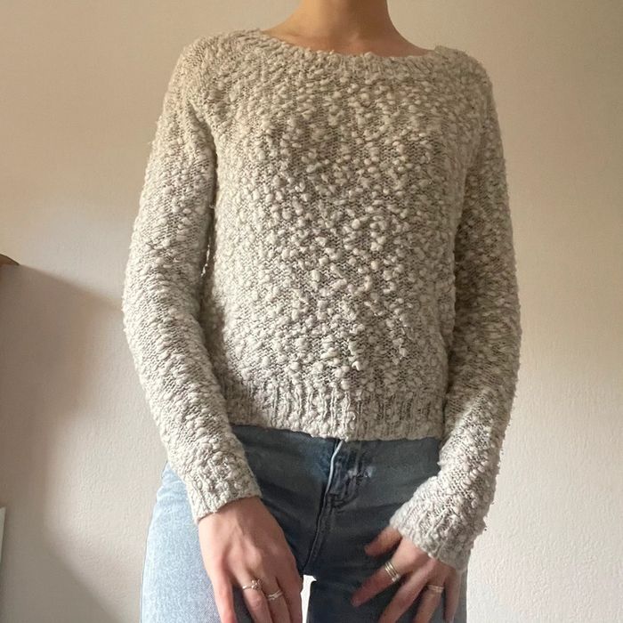 Pull blanc cassé - photo numéro 2