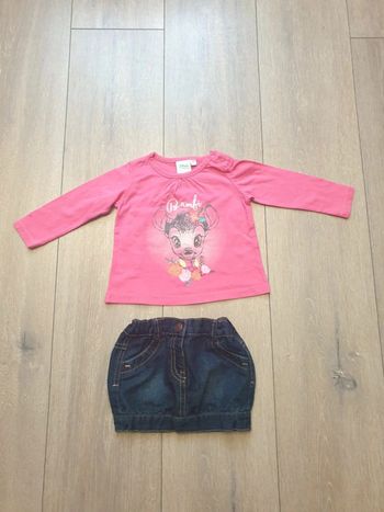 Ensemble 2 pièces. Fille 9 mois. Marque Disney/ Kiabi