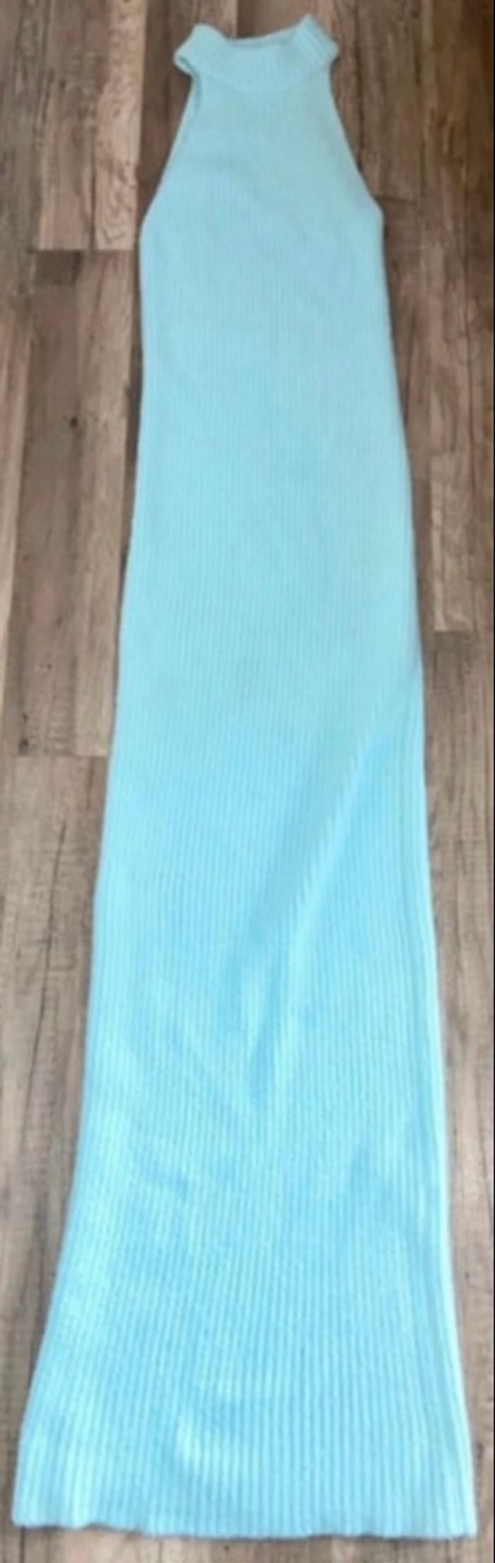 Belle robe longue bleu clair s - photo numéro 5