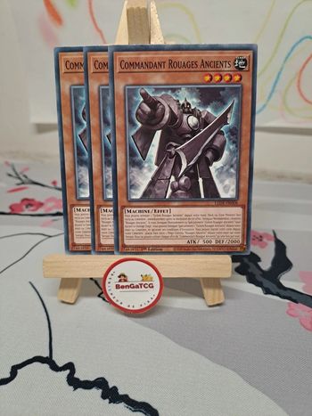 Playset 3x Commandant Rouages Ancients Yu-Gi-Oh! Héritage de la Destruction FR LEDE