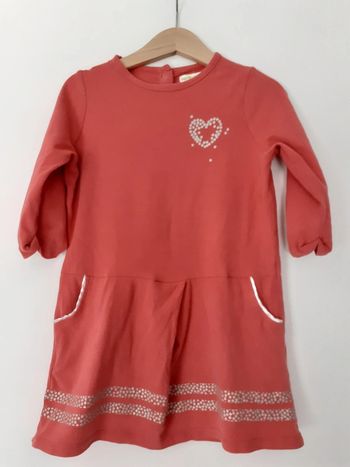 Robe fille été 4 ans corail Vertbaudet