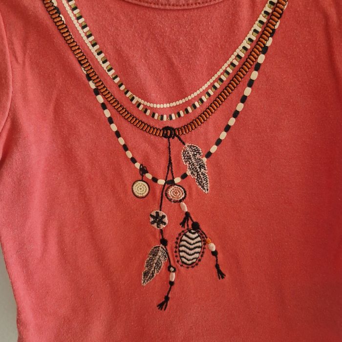 3 ans tee-shirt corail - photo numéro 3