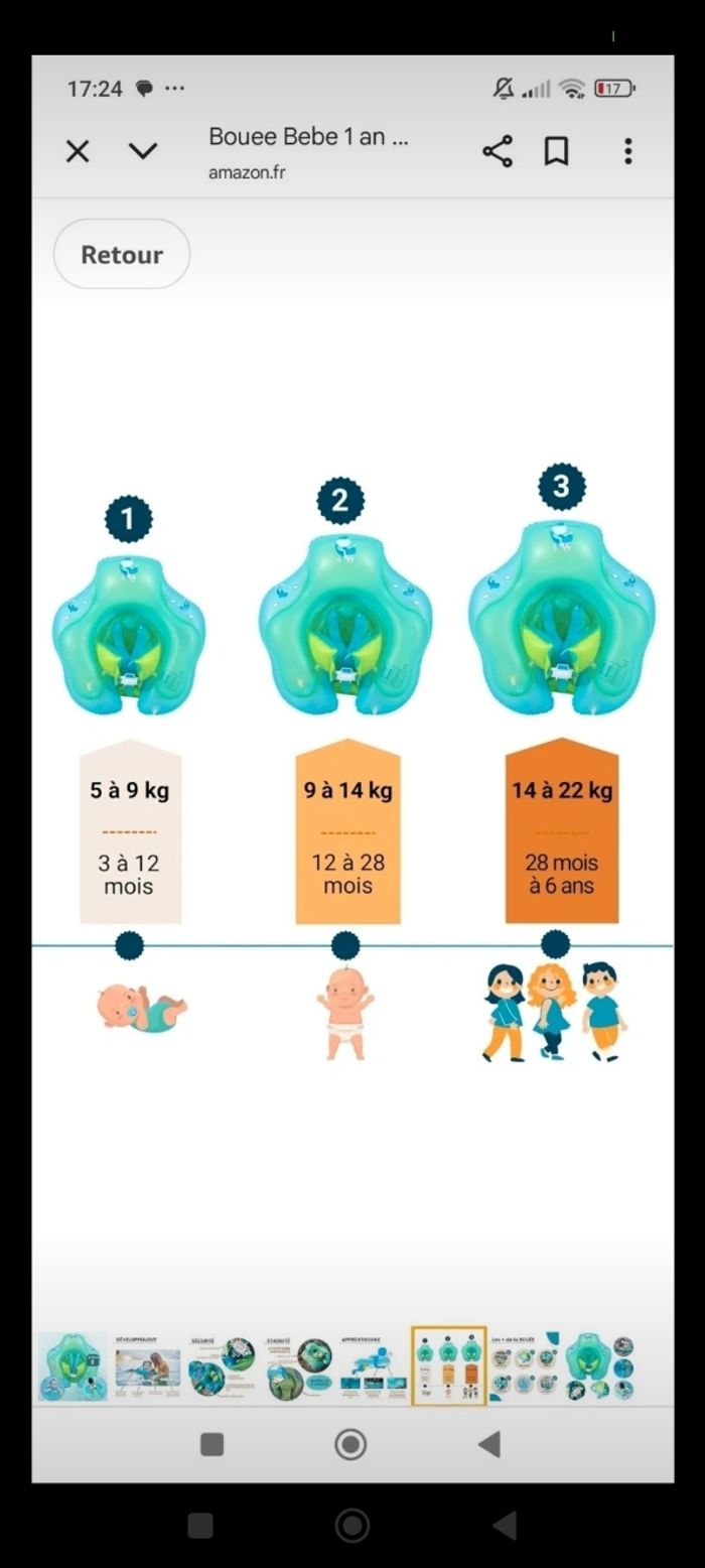 Bouée bébé taille S 45-59cm (3-12 mois) - photo numéro 7